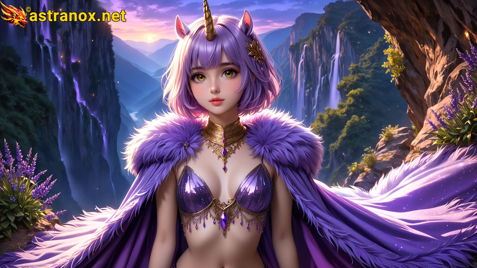 Amazing Young Female  at  - Download Free 4K Wallpaper Fantasy wallpaper with  Eyes and  Hair.