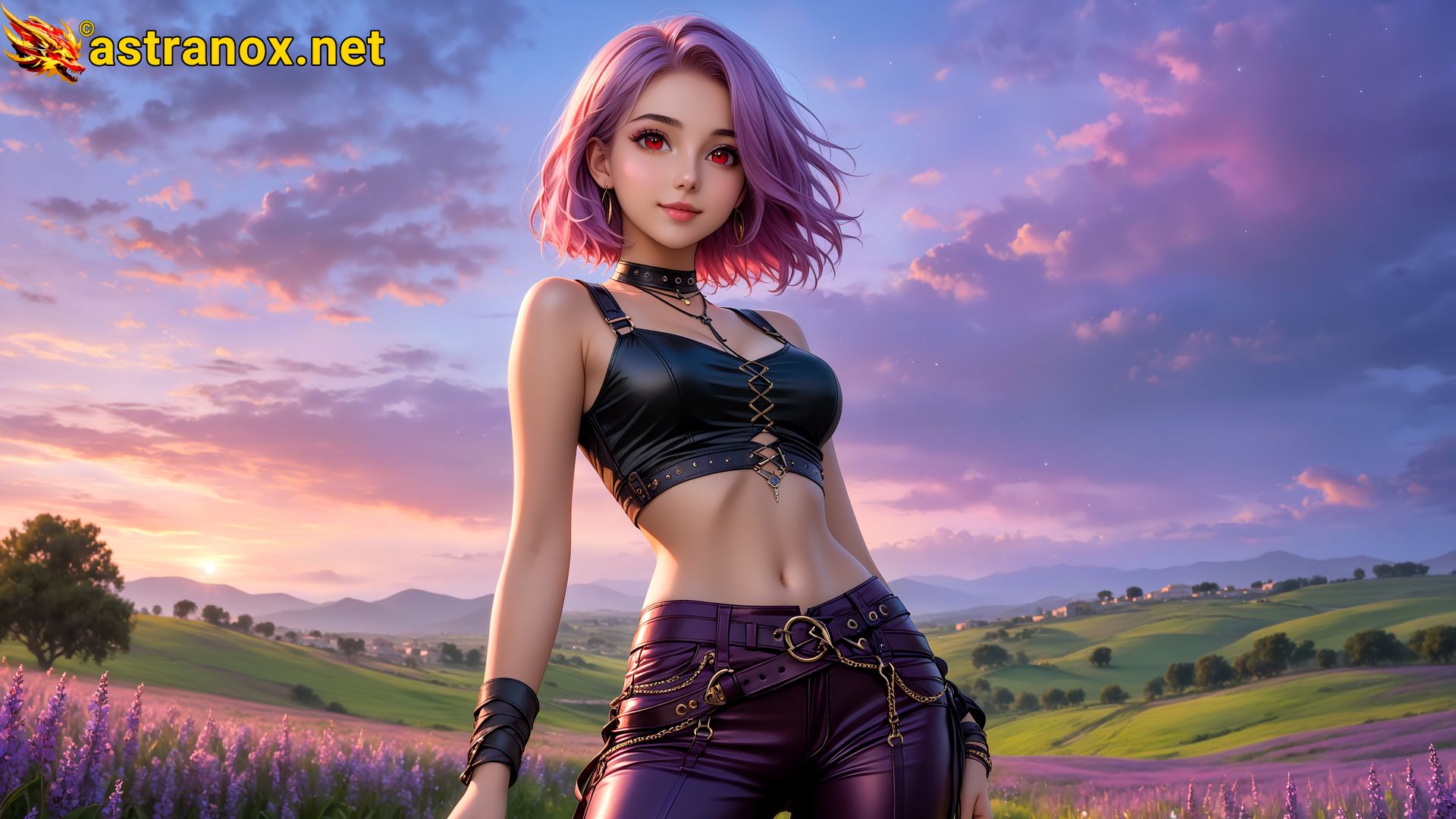 Amazing Young Female  at  - Download Free 4K Wallpaper Fantasy wallpaper with  Eyes and  Hair.