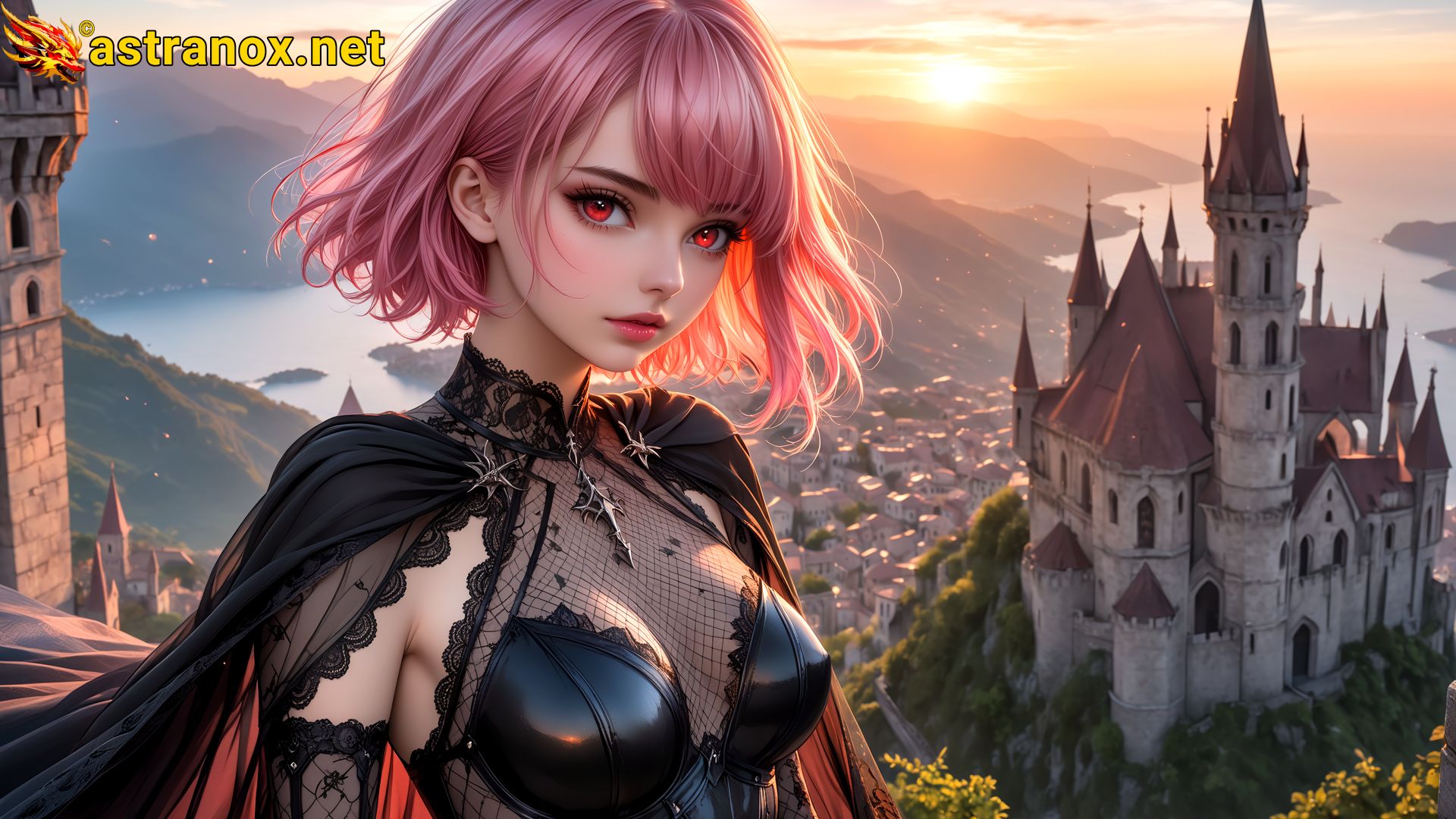 Amazing Young Female  at  - Download Free 4K Wallpaper Fantasy wallpaper with  Eyes and  Hair.