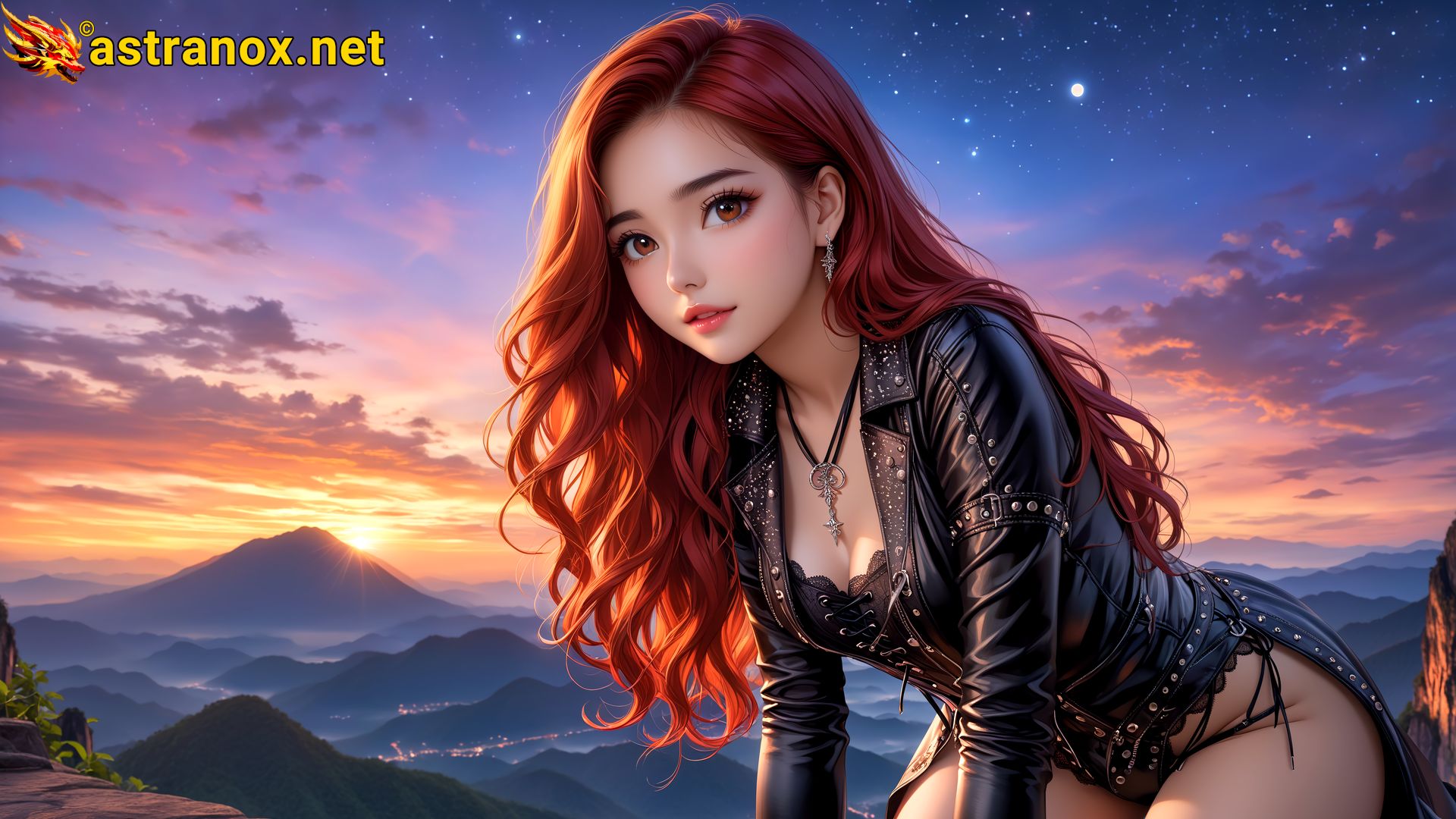 Amazing Young Female  at  - Download Free 4K Wallpaper Fantasy wallpaper with  Eyes and  Hair.