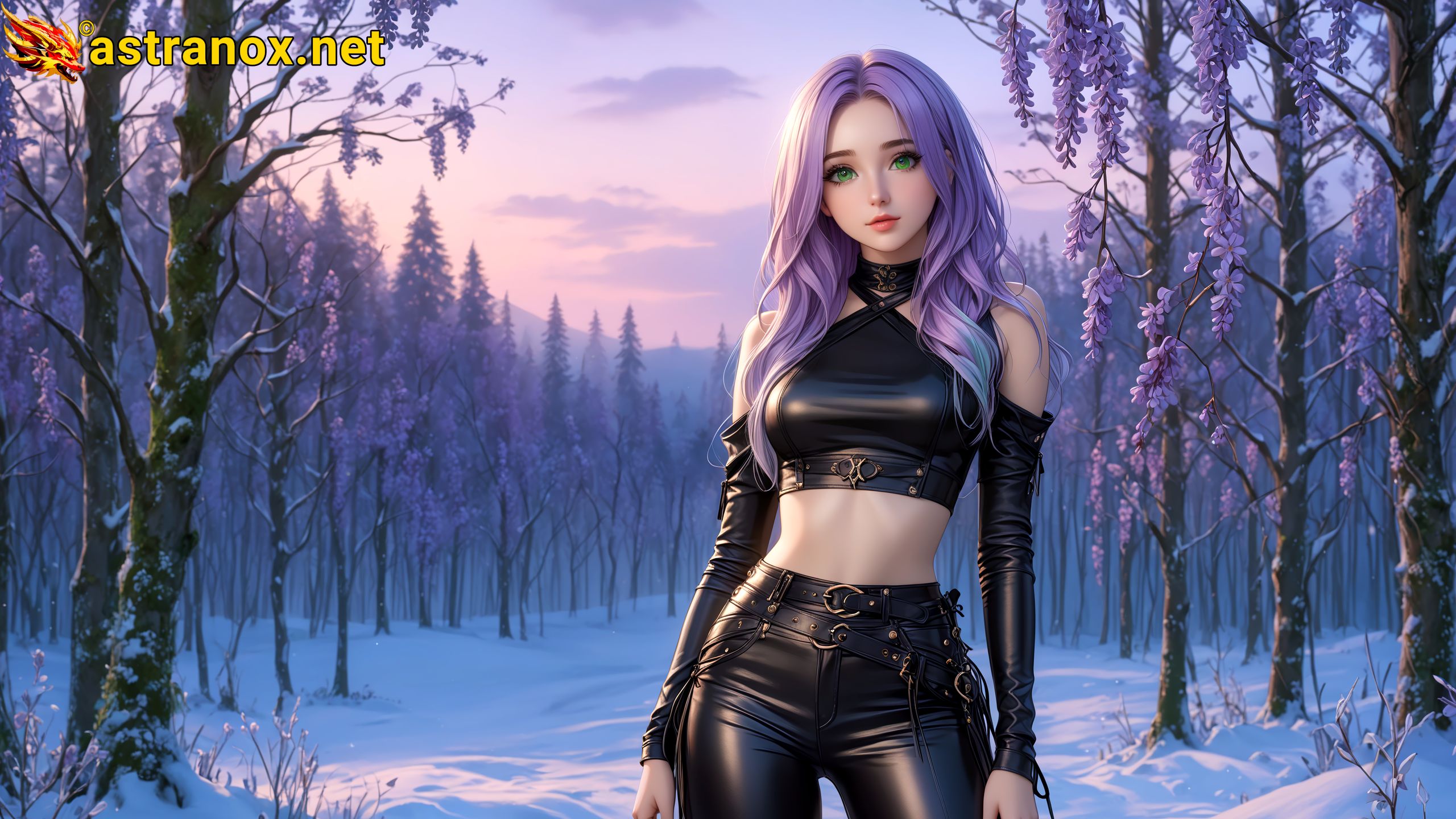 Amazing Young Female  at  - Download Free 4K Wallpaper Fantasy wallpaper with  Eyes and  Hair.