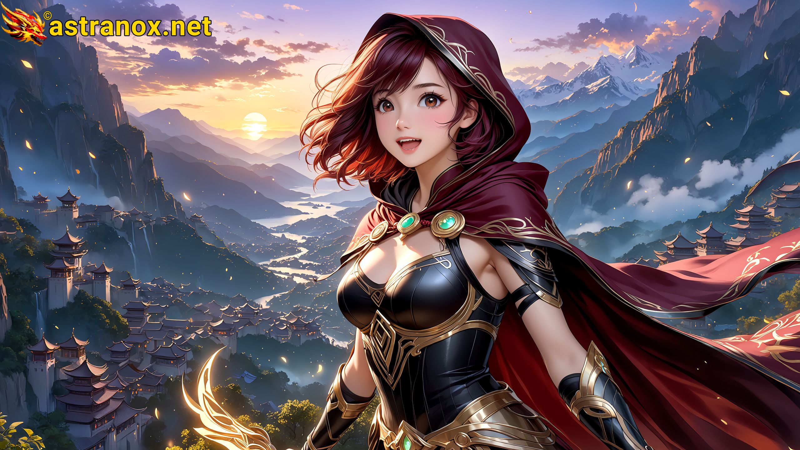 Amazing Young Female  at  - Download Free 4K Wallpaper Fantasy wallpaper with  Eyes and  Hair.