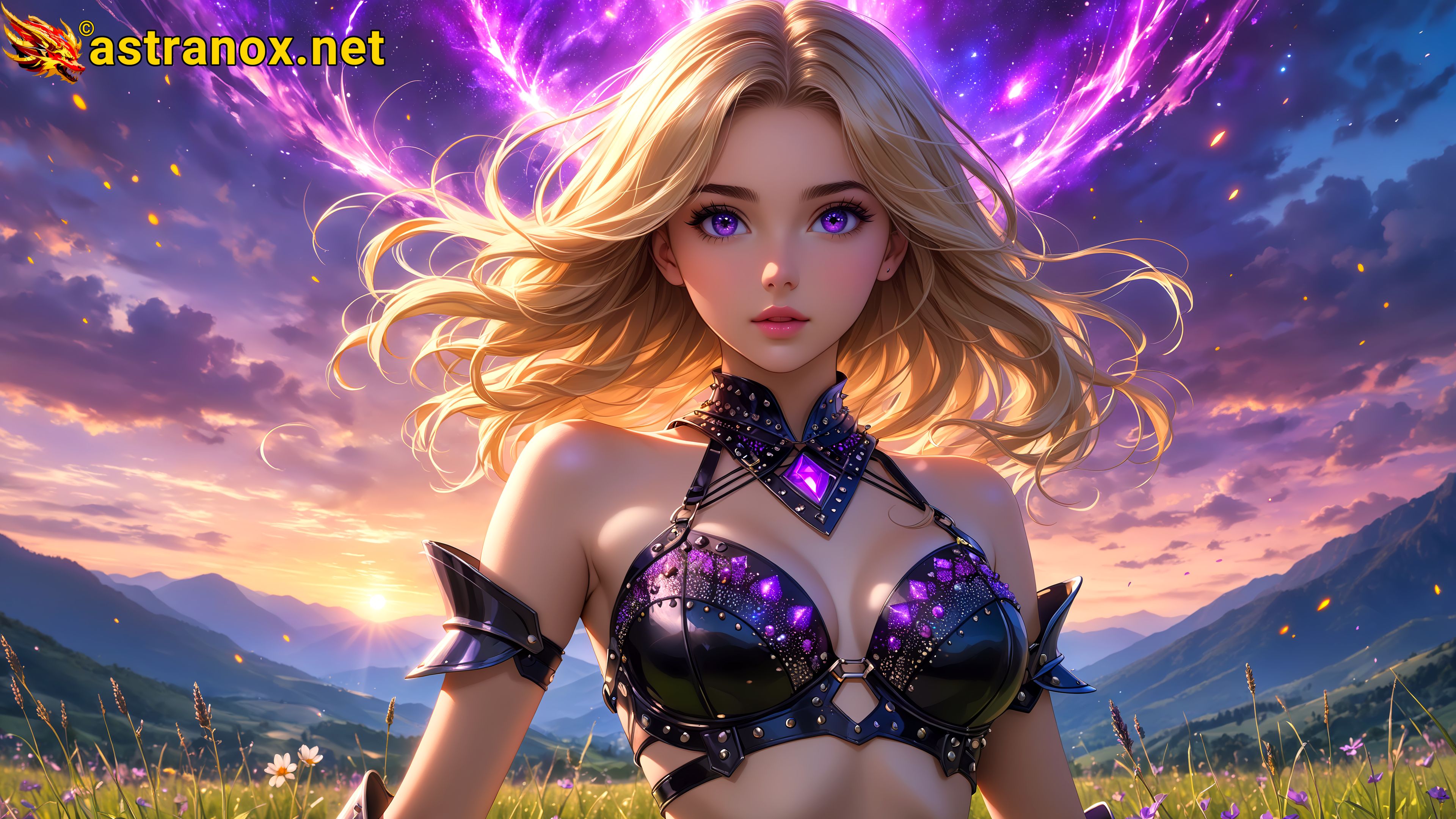 Amazing Young Female  at  - Download Free 4K Wallpaper Fantasy wallpaper with  Eyes and  Hair.