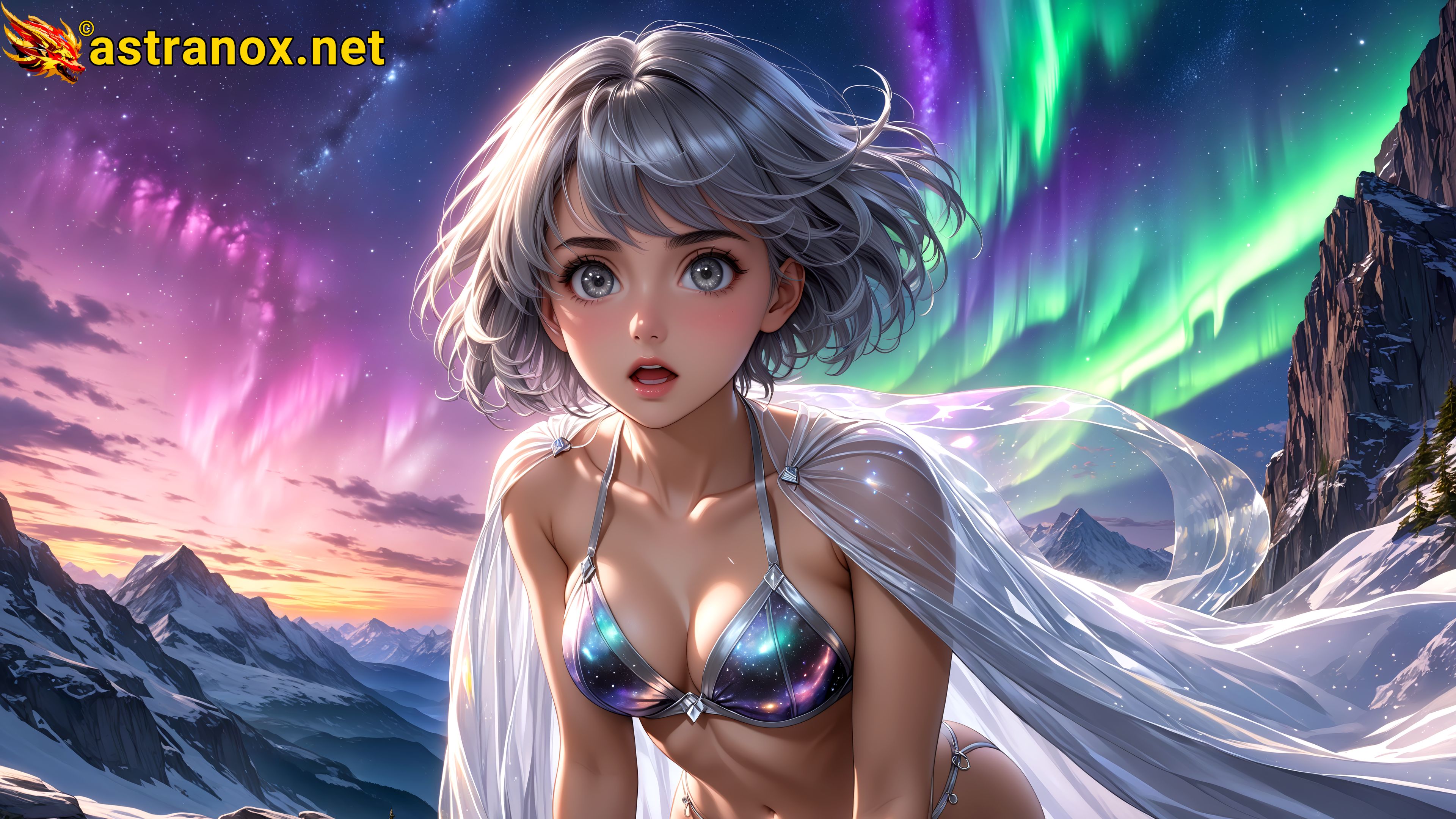 Amazing Young Female  at  - Download Free 4K Wallpaper Fantasy wallpaper with  Eyes and  Hair.