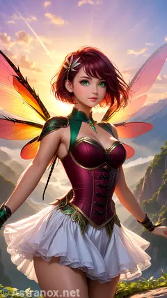 Female unknown wallpaper displays a pleasant view , she has unknown eyes and medium unknown hair - Free Fantasy Wallpaper - Astranox