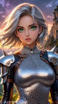 Female unknown wallpaper displays a pleasant view , she has unknown eyes and medium unknown hair - Free Fantasy Wallpaper - Astranox