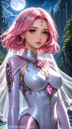 Female unknown wallpaper displays a pleasant view , she has unknown eyes and medium unknown hair - Free Fantasy Wallpaper - Astranox