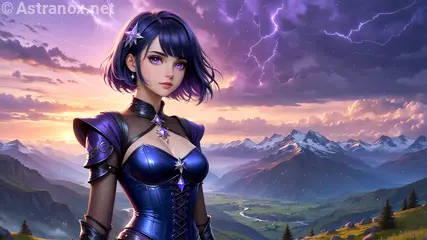 Female unknown wallpaper displays a pleasant view , she has unknown eyes and medium unknown hair - Free Fantasy Wallpaper - Astranox