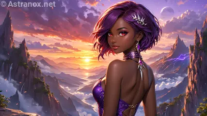 Female unknown wallpaper displays a pleasant view , she has unknown eyes and medium unknown hair - Free Fantasy Wallpaper - Astranox