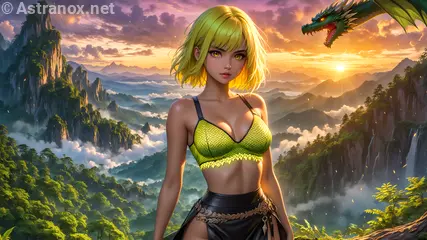 Female unknown wallpaper displays a pleasant view , she has unknown eyes and medium unknown hair - Free Fantasy Wallpaper - Astranox