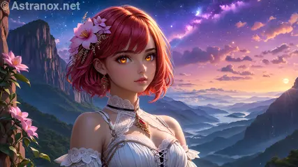 Female unknown wallpaper displays a pleasant view , she has unknown eyes and medium unknown hair - Free Fantasy Wallpaper - Astranox