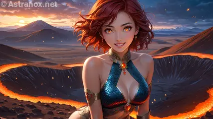 Female unknown wallpaper displays a pleasant view , she has unknown eyes and medium unknown hair - Free Fantasy Wallpaper - Astranox