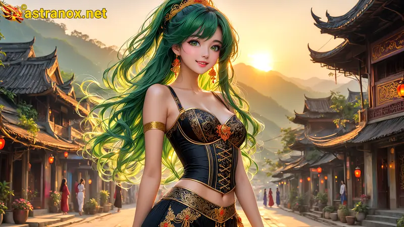 Amazing Young Female  at  - Download Free 4K Wallpaper Fantasy wallpaper with  Eyes and  Hair.