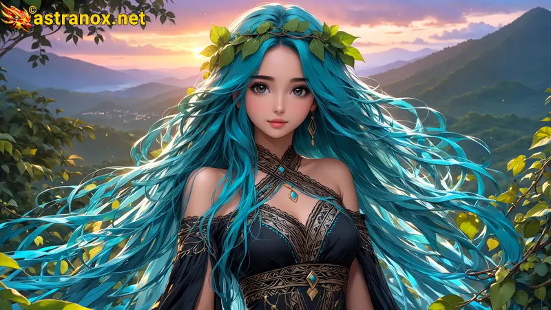 Amazing Young Female  at  - Download Free 4K Wallpaper Fantasy wallpaper with  Eyes and  Hair.