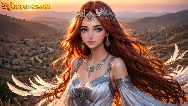 Amazing Young Female  at  - Download Free 4K Wallpaper Fantasy wallpaper with  Eyes and  Hair.