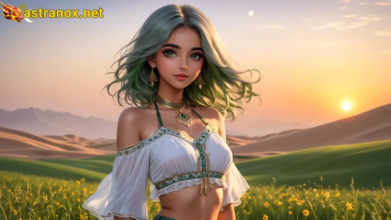 Amazing Young Female  at  - Download Free 4K Wallpaper Fantasy wallpaper with  Eyes and  Hair.