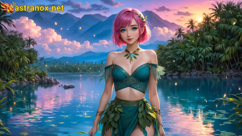 Amazing Young Female  at  - Download Free 4K Wallpaper Fantasy wallpaper with  Eyes and  Hair.