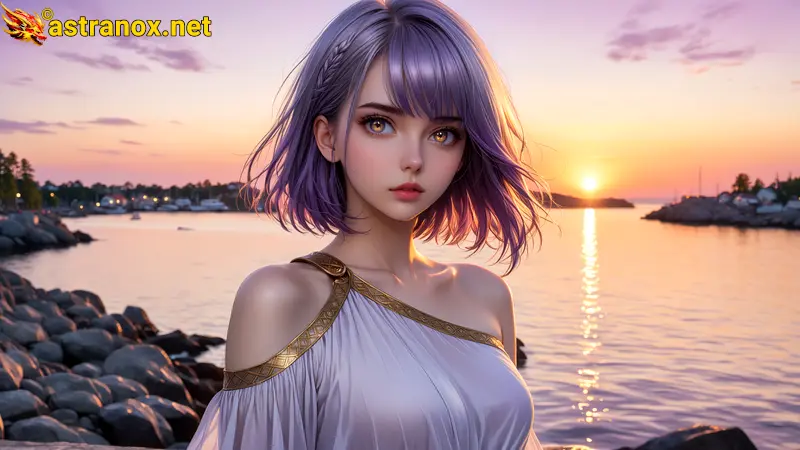 Amazing Young Female  at  - Download Free 4K Wallpaper Fantasy wallpaper with  Eyes and  Hair.