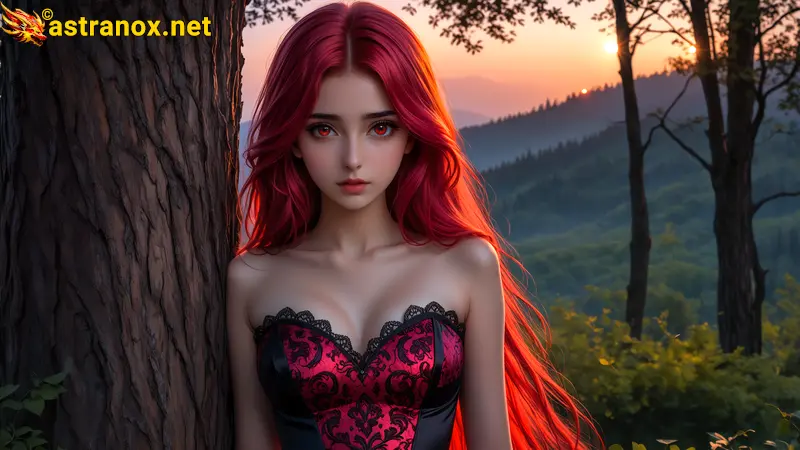 Amazing Young Female  at  - Download Free 4K Wallpaper Fantasy wallpaper with  Eyes and  Hair.