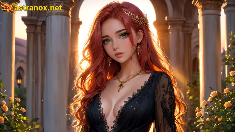 Amazing Young Female  at  - Download Free 4K Wallpaper Fantasy wallpaper with  Eyes and  Hair.