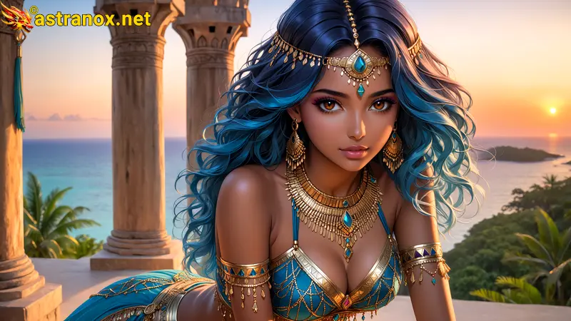 Amazing Young Female  at  - Download Free 4K Wallpaper Fantasy wallpaper with  Eyes and  Hair.