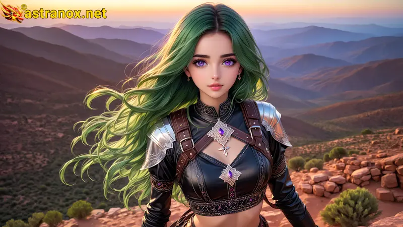 Amazing Young Female  at  - Download Free 4K Wallpaper Fantasy wallpaper with  Eyes and  Hair.