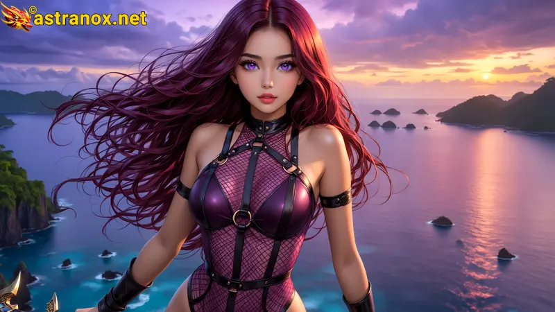 Amazing Young Female  at  - Download Free 4K Wallpaper Fantasy wallpaper with  Eyes and  Hair.