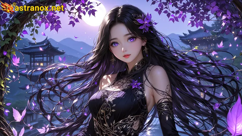 Amazing Young Female  at  - Download Free 4K Wallpaper Fantasy wallpaper with  Eyes and  Hair.