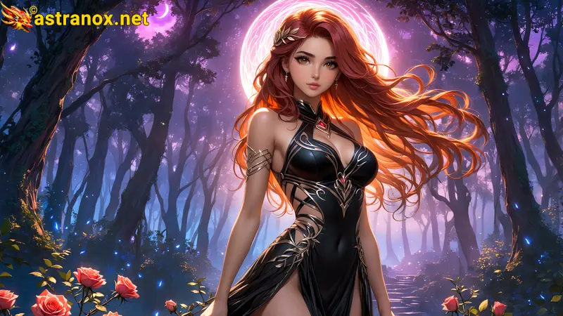 Amazing Young Female  at  - Download Free 4K Wallpaper Fantasy wallpaper with  Eyes and  Hair.