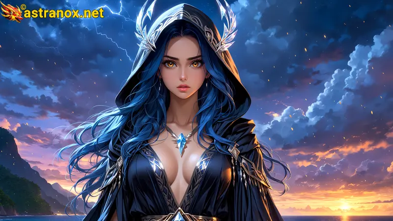 Amazing Young Female  at  - Download Free 4K Wallpaper Fantasy wallpaper with  Eyes and  Hair.