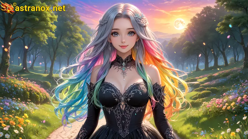 Amazing Young Female  at  - Download Free 4K Wallpaper Fantasy wallpaper with  Eyes and  Hair.