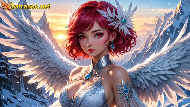 Amazing Young Female  at  - Download Free 4K Wallpaper Fantasy wallpaper with  Eyes and  Hair.