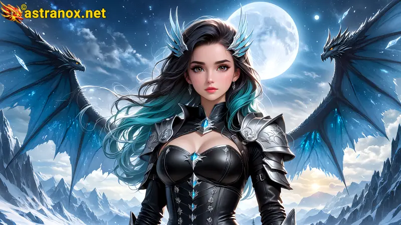 Amazing Young Female  at  - Download Free 4K Wallpaper Fantasy wallpaper with  Eyes and  Hair.