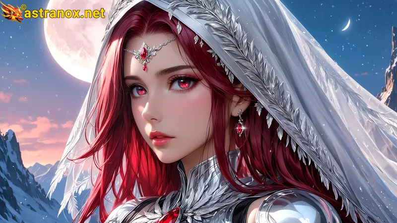 Amazing Young Female  at  - Download Free 4K Wallpaper Fantasy wallpaper with  Eyes and  Hair.