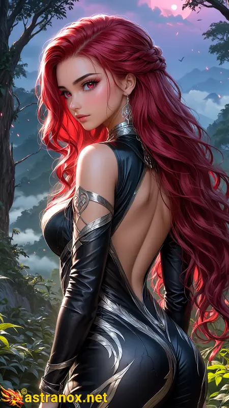 Amazing Young Female  at  - Download Free 4K Wallpaper Fantasy wallpaper with  Eyes and  Hair.