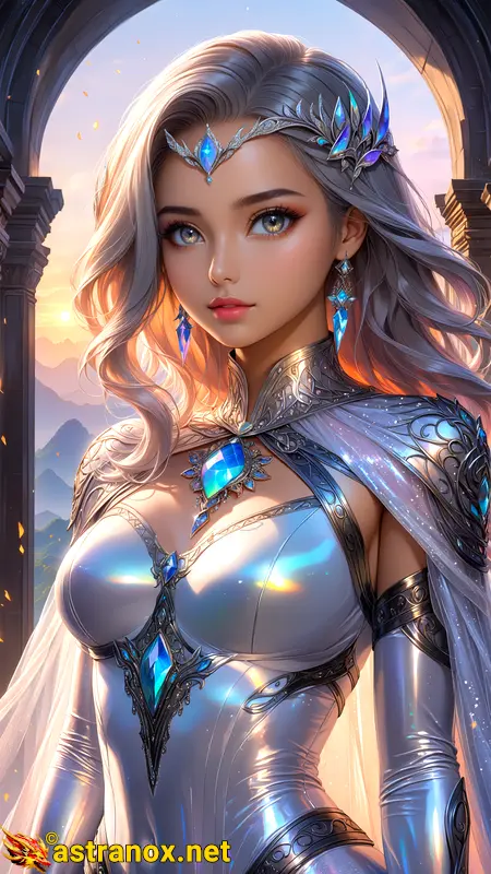 Amazing Young Female  at  - Download Free 4K Wallpaper Fantasy wallpaper with  Eyes and  Hair.