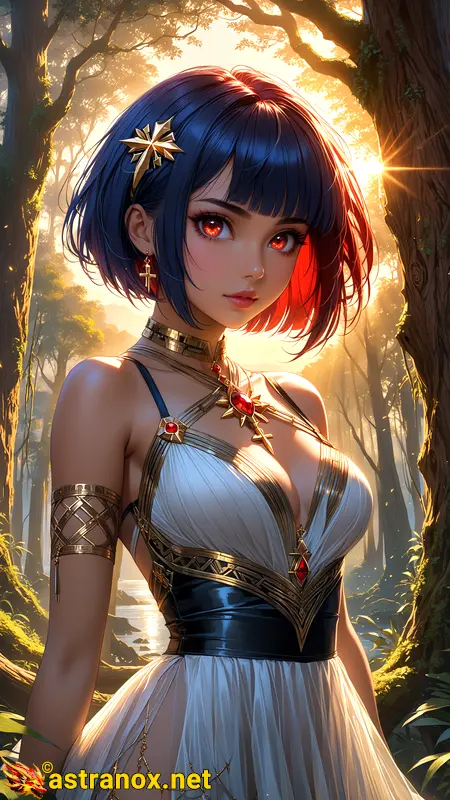 Amazing Young Female  at  - Download Free 4K Wallpaper Fantasy wallpaper with  Eyes and  Hair.