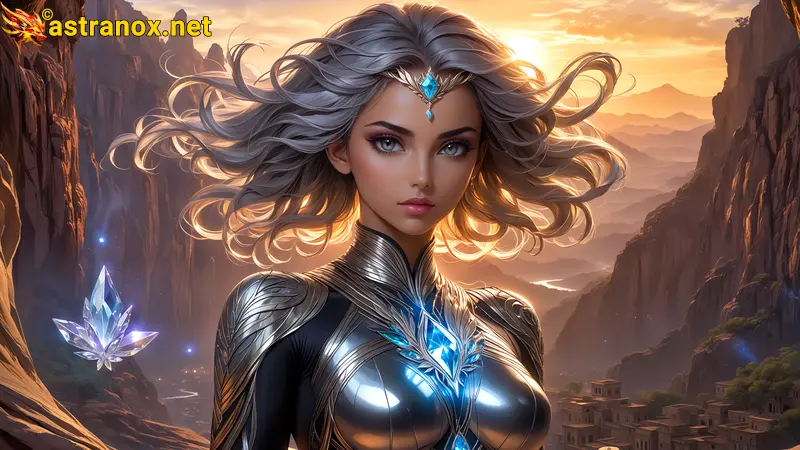 Amazing Young Female  at  - Download Free 4K Wallpaper Fantasy wallpaper with  Eyes and  Hair.