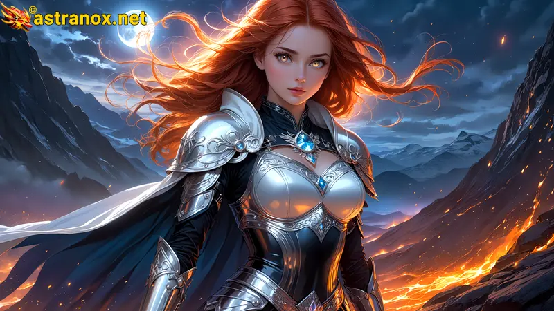 Amazing Young Female  at  - Download Free 4K Wallpaper Fantasy wallpaper with  Eyes and  Hair.