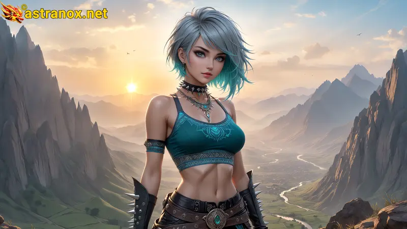 Amazing Young Female  at  - Download Free 4K Wallpaper Fantasy wallpaper with  Eyes and  Hair.