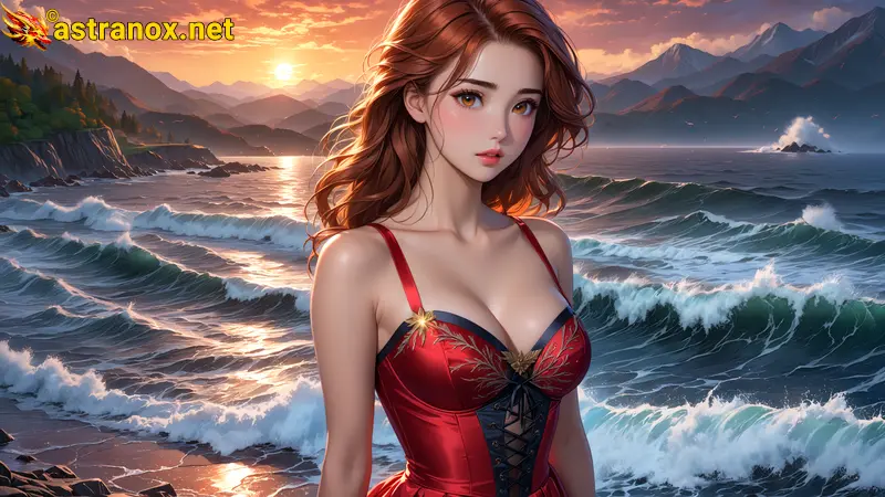 Amazing Young Female  at  - Download Free 4K Wallpaper Fantasy wallpaper with  Eyes and  Hair.