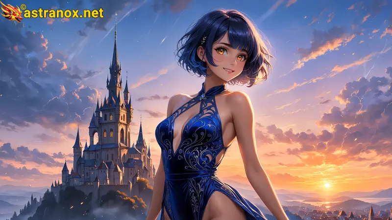 Amazing Young Female  at  - Download Free 4K Wallpaper Fantasy wallpaper with  Eyes and  Hair.