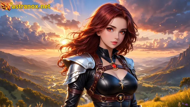 Amazing Young Female  at  - Download Free 4K Wallpaper Fantasy wallpaper with  Eyes and  Hair.