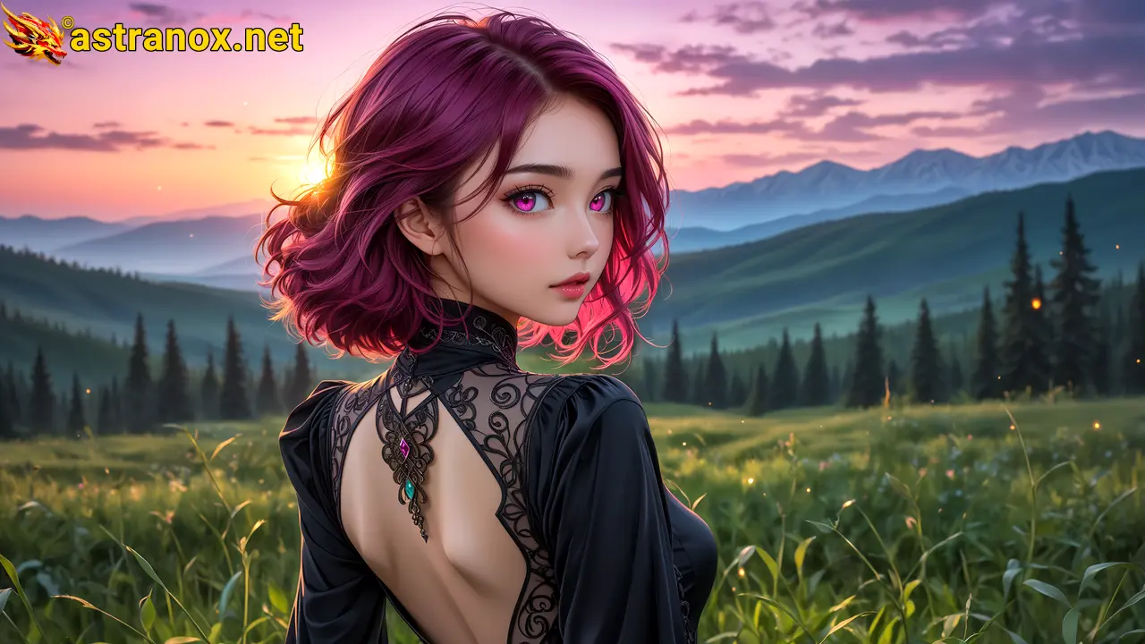 Amazing Young Female  at  - Download Free 4K Wallpaper Fantasy wallpaper with  Eyes and  Hair.