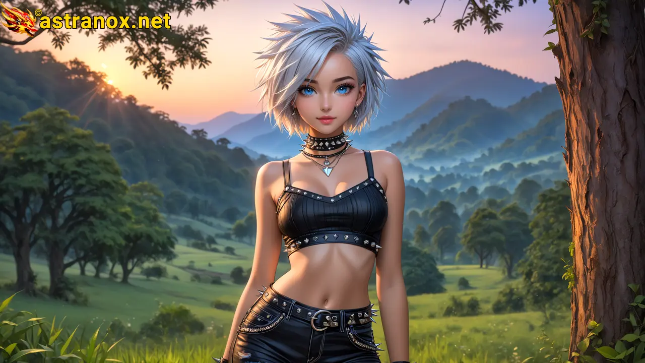 Amazing Young Female  at  - Download Free 4K Wallpaper Fantasy wallpaper with  Eyes and  Hair.