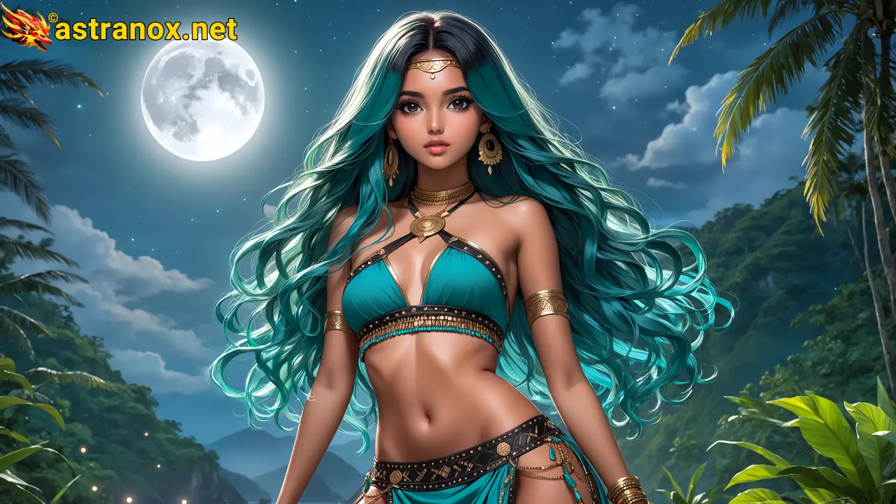 Amazing Young Female  at  - Download Free 4K Wallpaper Fantasy wallpaper with  Eyes and  Hair.