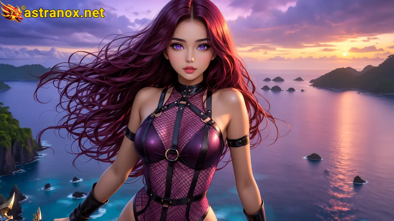 Amazing Young Female  at  - Download Free 4K Wallpaper Fantasy wallpaper with  Eyes and  Hair.