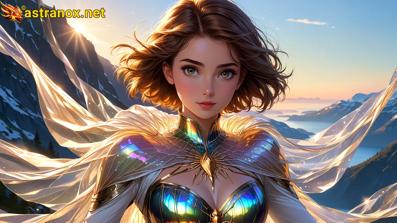 Amazing Young Female  at  - Download Free 4K Wallpaper Fantasy wallpaper with  Eyes and  Hair.