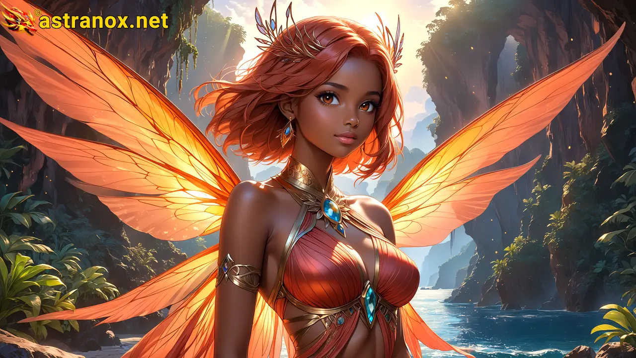 Amazing Young Female  at  - Download Free 4K Wallpaper Fantasy wallpaper with  Eyes and  Hair.