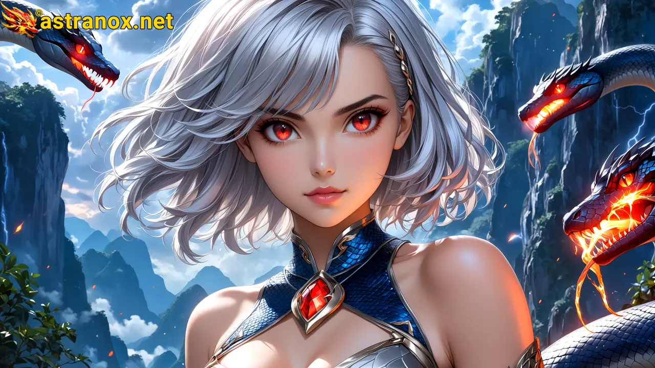 Amazing Young Female  at  - Download Free 4K Wallpaper Fantasy wallpaper with  Eyes and  Hair.